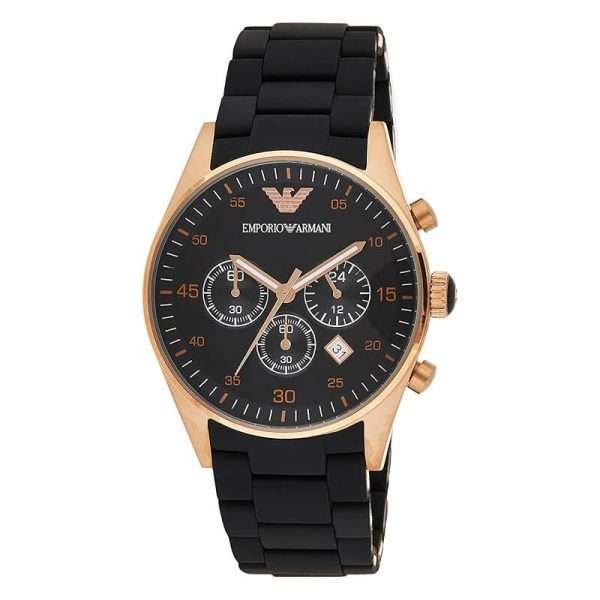 Emporio Armani Men’s Quartz Black Stainless Steel Black Dial 43mm Watch AR5905