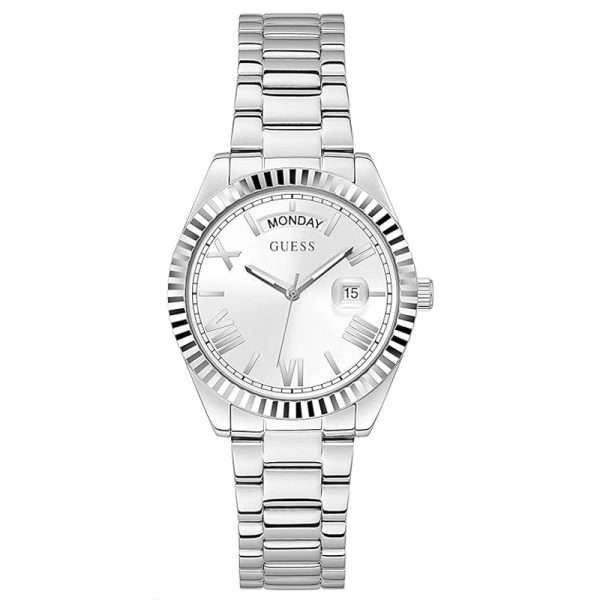 Guess Women’s Quartz Silver Stainless Steel Silver Dial 36mm Watch GW0308L1 UAE DUBAI AJMAN SHARJAH ABU DHABI RAS AL KHAIMA UMM UL QUWAIN ALAIN FUJAIRAH