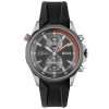 Hugo Boss Men’s Quartz Black Silicone Strap Grey Dial 46mm Watch 1513931