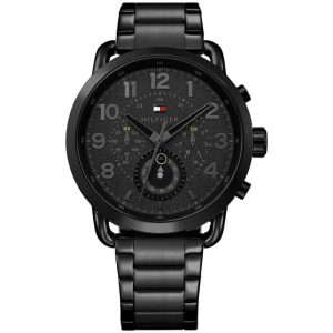 Tommy Hilfiger Men’s Quartz Black Stainless Steel Black Dial 46mm Watch 1791423