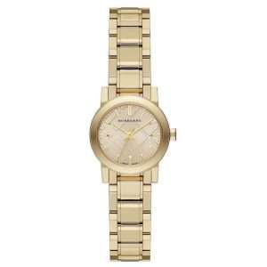 Burberry Women’s Quartz Gold Stainless Steel Champagne Dial 26mm Watch BU9227