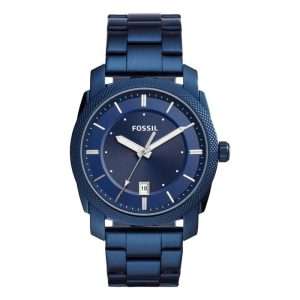 Fossil Men’s Quartz Blue Stainless Steel Blue Dial 42mm Watch FS5231