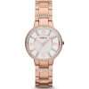 Fossil Women’s Quartz Rose Gold Stainless Steel Silver Dial 30mm Watch ES3284