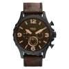 Fossil Men’s Quartz Leather Strap Black Dial 50mm Watch JR1487 UAE DUBAI AJMAN SHARJAH ABU DHABI RAS AL KHAIMA UMM UL QUWAIN ALAIN FUJAIRAH