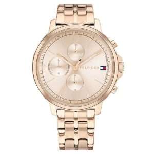 Tommy Hilfiger Women’s Quartz Rose Gold Stainless Steel Rose Gold Dial 38mm Watch 1782190