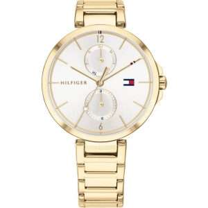 Tommy Hilfiger Women’s Quartz Gold Stainless Steel White Dial 36mm Watch 1782128