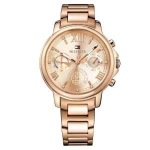 Tommy Hilfiger Women’s Quartz Rose Gold Stainless Steel Rose Gold Dial 38mm Watch 1781743