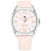 Tommy Hilfiger Women’s Quartz Light Pink Leather Strap White Dial 36mm Watch 1781891