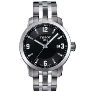TISSOT Men’s Quartz Swiss-Made Silver Stainless Steel Black Dial 39mm Watch T055.410.11.057.00 UAE DUBAI AJMAN SHARJAH ABU DHABI RAS AL KHAIMA UMM UL QUWAIN ALAIN FUJAIRAH