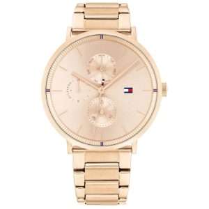 Tommy Hilfiger Women’s Quartz Rose Gold Stainless Steel Rose Gold Dial 38mm Watch 1782296