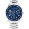 Tommy Hilfiger Men’s Quartz Silver Stainless Steel Blue Dial 44mm Watch 1791949