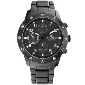 Tommy Hilfiger Men’s Quartz Black Stainless Steel Black Dial 44mm Watch 1791951