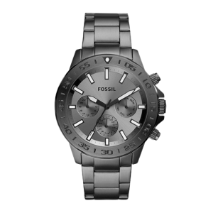 Fossil Men’s Quartz Grey Stainless Steel Grey Dial 45mm Watch BQ2491