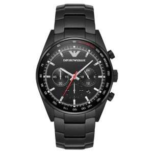 Emporio Armani Men’s Quartz Black Stainless Steel Black Dial 43mm Watch AR6094