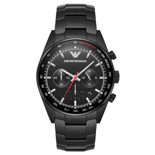 Emporio Armani Men’s Quartz Black Stainless Steel Black Dial 43mm Watch AR6094