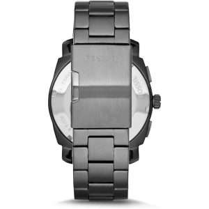 Fossil Men’s Quartz Grey Stainless Steel Black Dial 45mm Watch FS4931