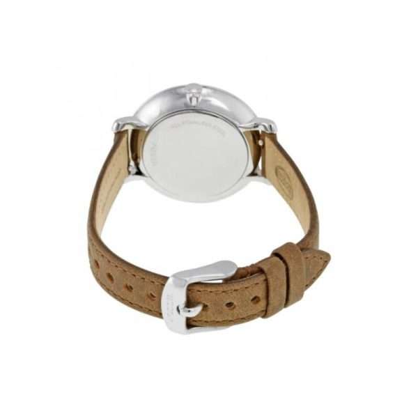 Fossil Women’s Quartz Brown Leather Strap White Dial 36mm Watch ES3708 UAE DUBAI AJMAN SHARJAH ABU DHABI RAS AL KHAIMA UMM UL QUWAIN ALAIN FUJAIRAH