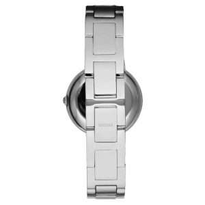 Fossil Women’s Quartz Silver Stainless Steel Silver Dial 30mm Watch ES3282