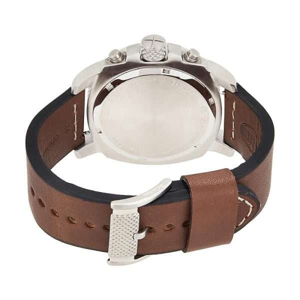 Fossil Men’s Quartz Brown Leather Strap White Dial 45mm Watch FS4929 UAE DUBAI AJMAN SHARJAH ABU DHABI RAS AL KHAIMA UMM UL QUWAIN ALAIN FUJAIRAH