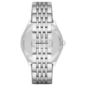 Emporio Armani Men’s Quartz Silver Stainless Steel Black Dial 43mm Watch AR1977