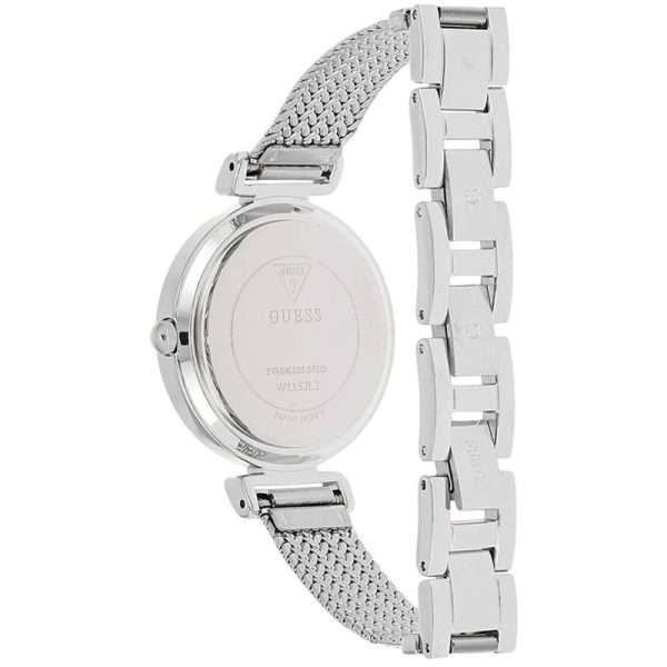 Guess Women’s Quartz Silver Stainless Steel White Dial 32mm Watch W1152L1 UAE DUBAI AJMAN SHARJAH ABU DHABI RAS AL KHAIMA UMM UL QUWAIN ALAIN FUJAIRAH