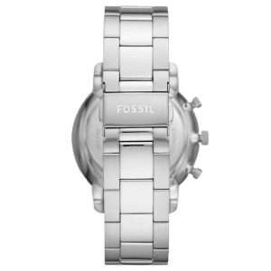 Fossil Men’s Quartz Silver Stainless Steel Blue Dial 44mm Watch FS5792