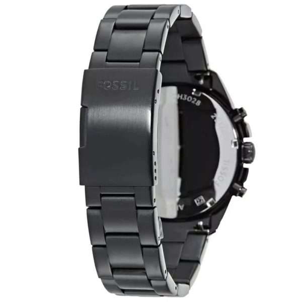 Fossil Men’s Quartz Black Stainless Steel Black Dial 43mm Watch CH3028