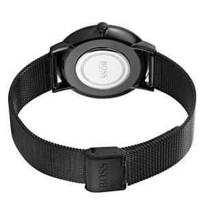 Hugo Boss Men’s Quartz Black Stainless Steel Black Dial 40mm Watch 1513542