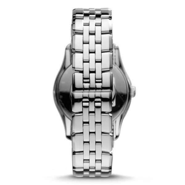 Emporio Armani Unisex Quartz Silver Stainless Steel White Dial 38mm Watch AR1711