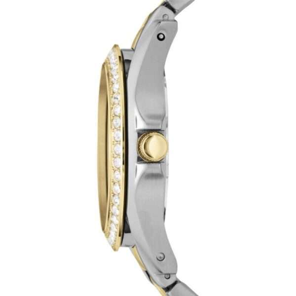 Fossil Women’s Quartz Two-tone Stainless Steel Silver Dial 38mm Watch ES3204 UAE DUBAI AJMAN SHARJAH ABU DHABI RAS AL KHAIMA UMM UL QUWAIN ALAIN FUJAIRAH