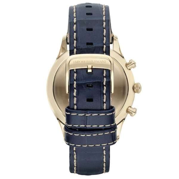 Emporio Armani Men’s Quartz Leather Strap Blue Dial 43mm Watch AR1862 UAE DUBAI AJMAN SHARJAH ABU DHABI RAS AL KHAIMA UMM UL QUWAIN ALAIN FUJAIRAH