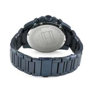 Tommy Hilfiger Men’s Quartz Blue Stainless Steel Blue Dial 46mm Watch 1791560