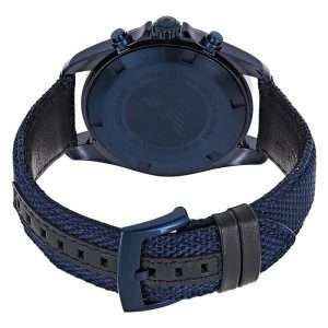 Emporio Armani Men’s Quartz Blue Nylon Blue Dial 44mm Watch AR6132