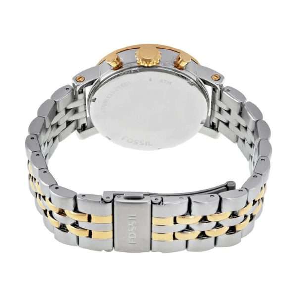 Fossil Women’s Quartz Two-tone Stainless Steel White Dial 38mm Watch ES3746 UAE DUBAI AJMAN SHARJAH ABU DHABI RAS AL KHAIMA UMM UL QUWAIN ALAIN FUJAIRAH