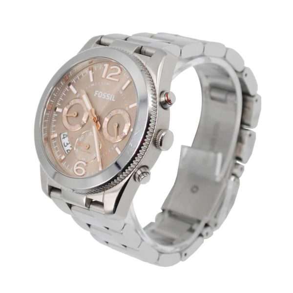 Fossil Women’s Quartz Silver Stainless Steel Taupe Dial 40mm Watch ES4146