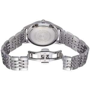 Emporio Armani Men’s Quartz Silver Stainless Steel Cream Dial 41mm Watch AR1881