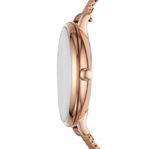 Fossil Women’s Quartz Rose Gold Stainless Steel Mother Of Pearl Dial 36mm Watch ES4534
