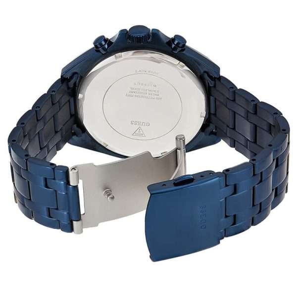 Guess Men’s Quartz Blue Stainless Steel Blue Dial 47mm Watch W1258G3 UAE DUBAI AJMAN SHARJAH ABU DHABI RAS AL KHAIMA UMM UL QUWAIN ALAIN FUJAIRAH