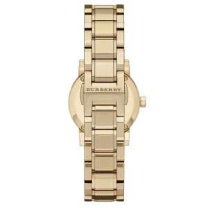 Burberry Women’s Quartz Gold Stainless Steel Champagne Dial 26mm Watch BU9227
