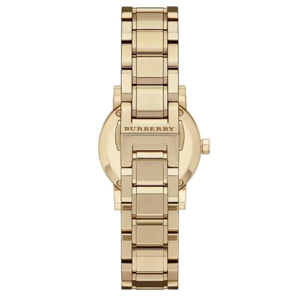 Burberry Women’s Quartz Gold Stainless Steel Champagne Dial 26mm Watch BU9227