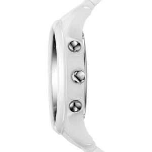 Emporio Armani Men’s Quartz White Stainless Steel White Dial 43mm Watch AR1453