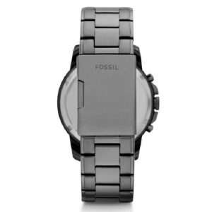 Fossil Men’s Quartz Grey Stainless Steel Blue Dial 44mm Watch FS4831