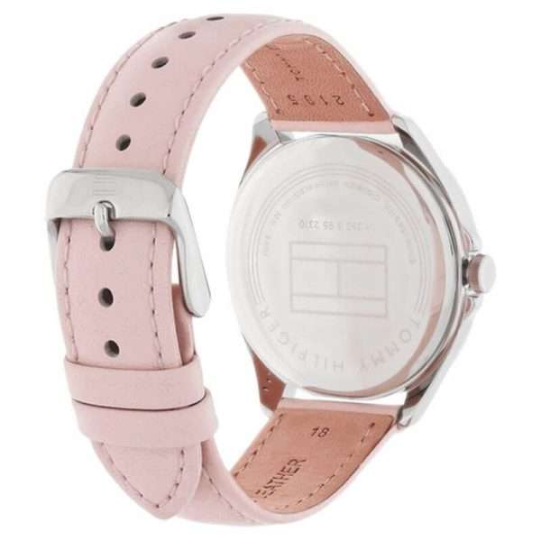 Tommy Hilfiger Women’s Quartz Light Pink Leather Strap White Dial 36mm Watch 1781891