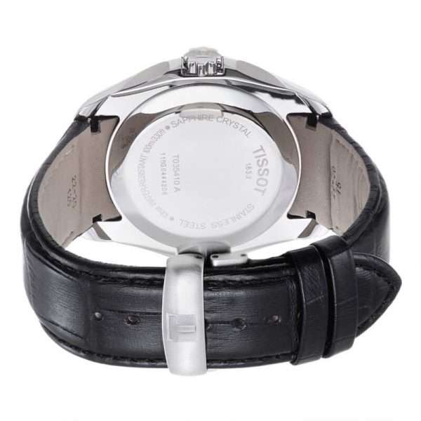 TISSOT Men’s Swiss Made Quartz Black Leather Strap Black Dial 39mm Watch T035.410.16.051.00 UAE DUBAI AJMAN SHARJAH ABU DHABI RAS AL KHAIMA UMM UL QUWAIN ALAIN FUJAIRAH