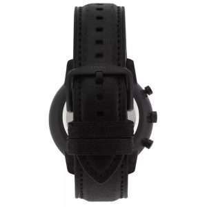 Fossil Men’s Quartz Black Leather Strap Black Dial 44mm Watch FS5503