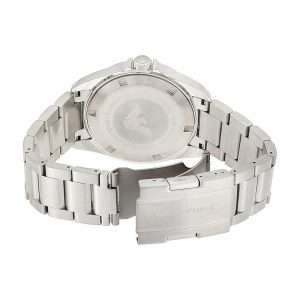 Emporio Armani Men’s Quartz Silver Stainless Steel Blue Dial 44mm Watch AR11100
