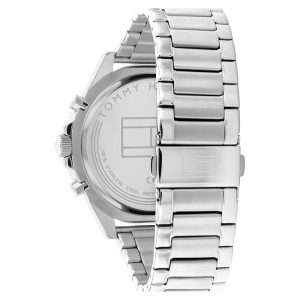 Tommy Hilfiger Men’s Quartz Silver Stainless Steel Blue Dial 46mm Watch 1791917