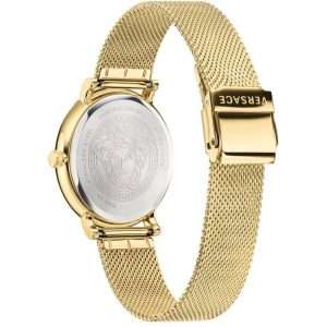 Versace Men’s Quartz Swiss Made Gold Stainless Steel Gold Dial 42mm Watch VBQ070017 UAE DUBAI AJMAN SHARJAH ABU DHABI RAS AL KHAIMA UMM UL QUWAIN ALAIN FUJAIRAH