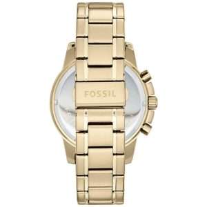 Fossil Men’s Quartz Gold Stainless Steel Gold Dial 45mm Watch FS4867