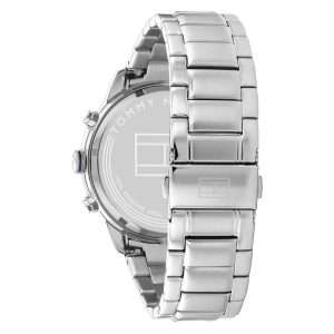 Tommy Hilfiger Men’s Quartz Silver Stainless Steel Blue Dial 44mm Watch 1791949